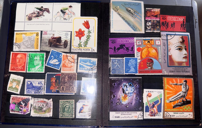 Partial look at my stamp booklet Partial look at my stamp booklet